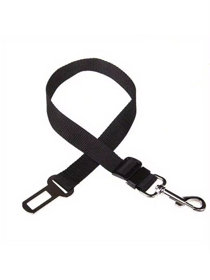 Adjustable Retractable Pet Seat Belt for Dogs & Cats - Ultimate Car Safety Solution