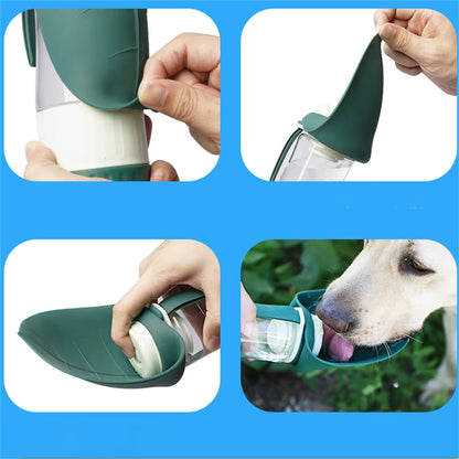 Portable Foldable Pet Water Bowl & Food Feeder for Dogs and Cats - Ideal for Outdoor Travel and Adventures!