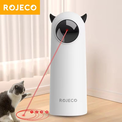 Interactive Smart LED Laser Cat Toy - Automatic Handheld Pet Teaser for Cats and Dogs