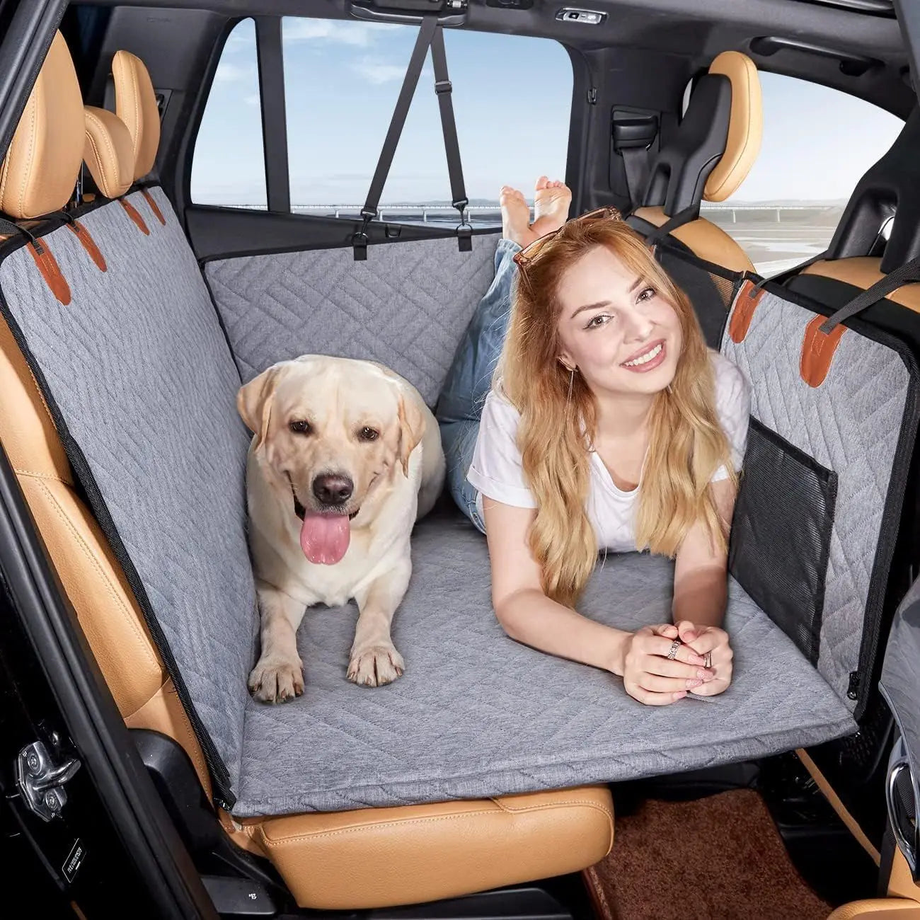 Pawssentials™ TravelPaw Pro - Hard Bottom Car Seat Protector