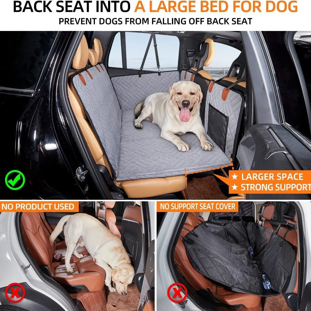 Pawssentials™ TravelPaw Pro - Hard Bottom Car Seat Protector