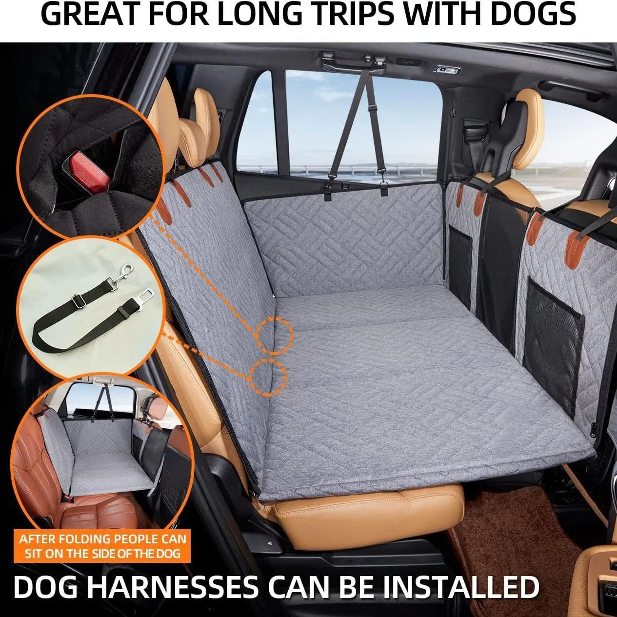 Pawssentials™ TravelPaw Pro - Hard Bottom Car Seat Protector